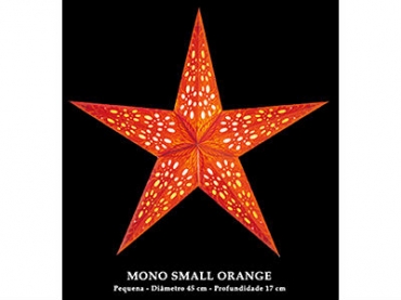 Candeeiro Estrela Starlightz Mono Small Orange